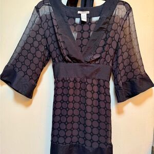 Sheer Kenzie silk/cotton kimono tunic